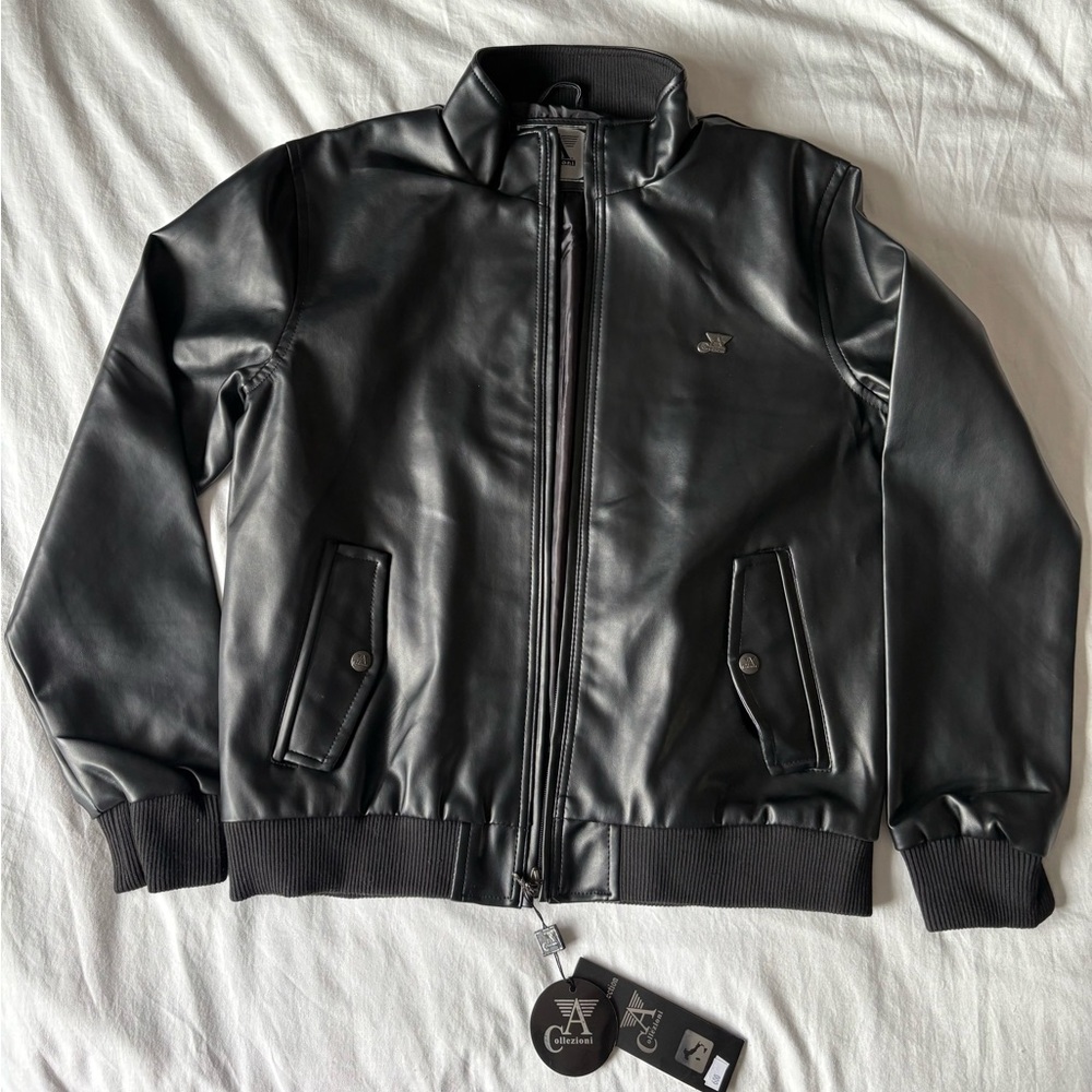 Men's Black Leather Jacket